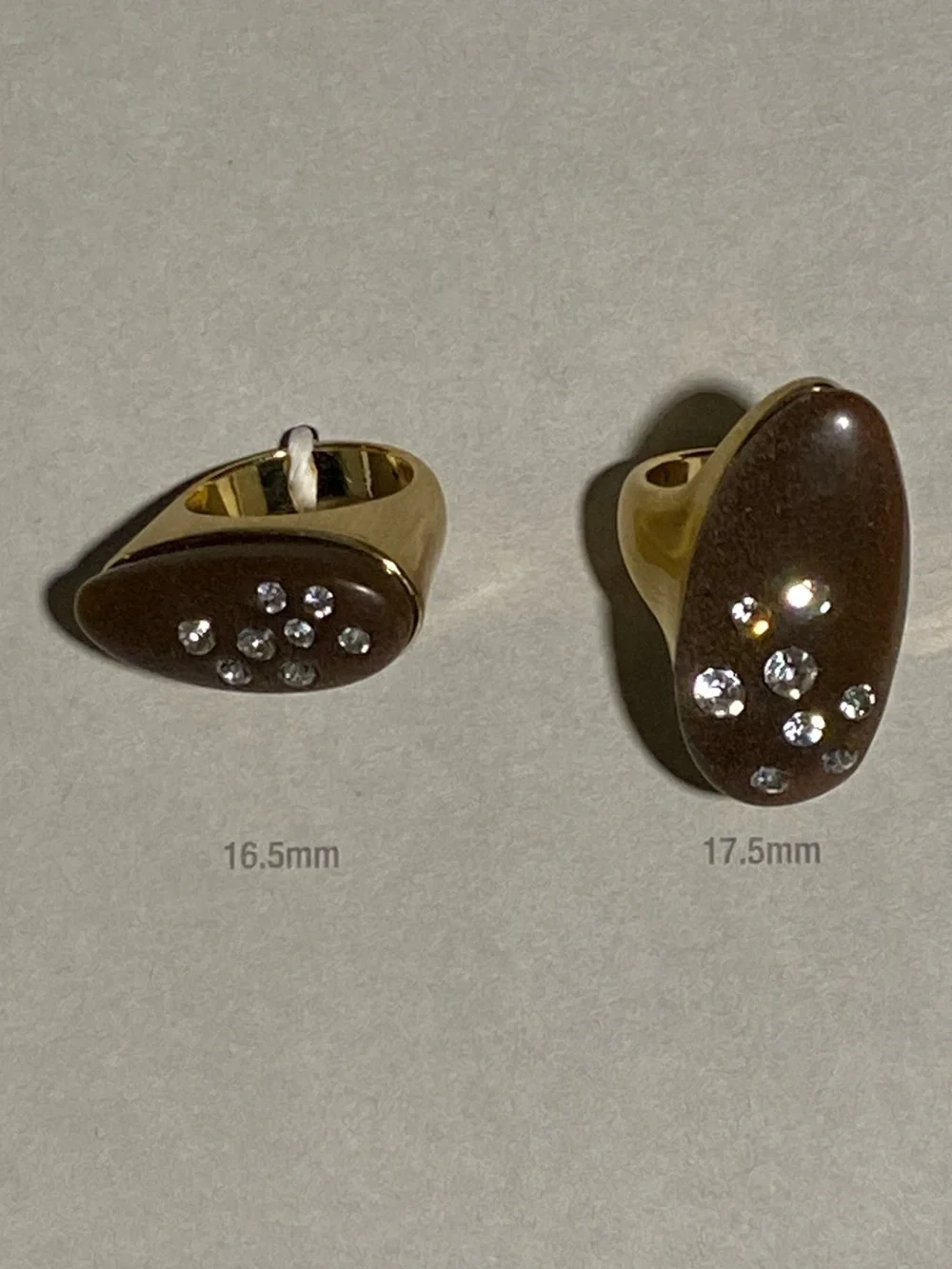 Zara Brown Rings - Picture 5 of 7